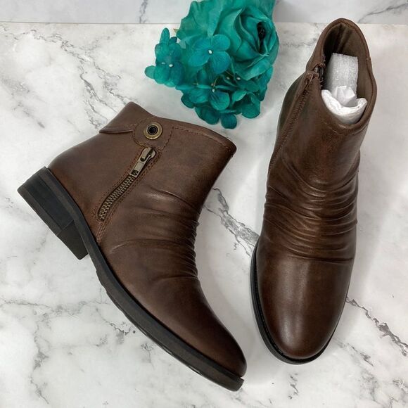 BARETRAPS Anila Brown Booties 6M - Picture 1 of 5